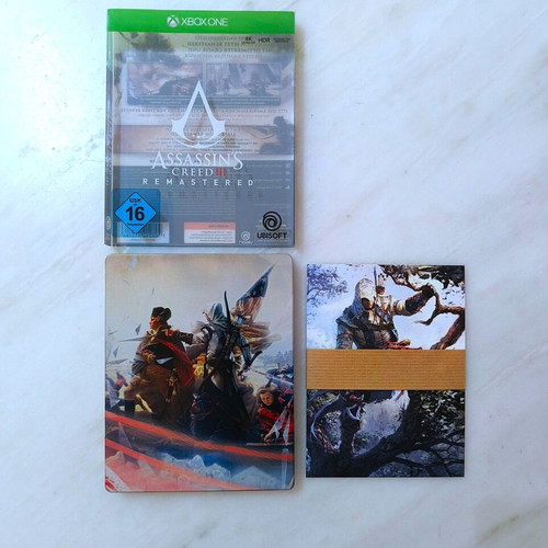 Assassins Creed 3 Remastered Steelbook Edition like new for XBOX One