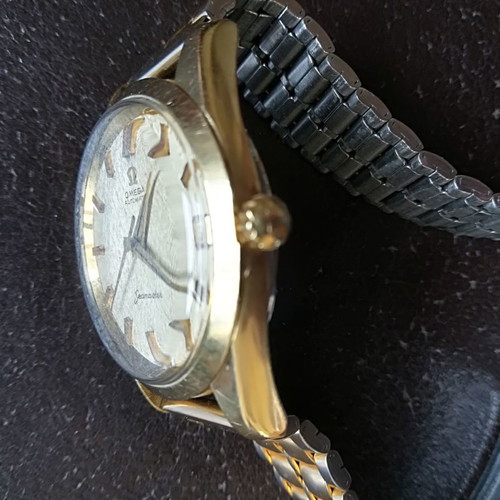 Omega Seamaster 1962 μεταχειρισμένο επιχρυσωμένο ρολόι Cal 562