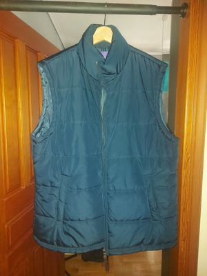 Donini Sleeveless Jacket like new, blue, size L