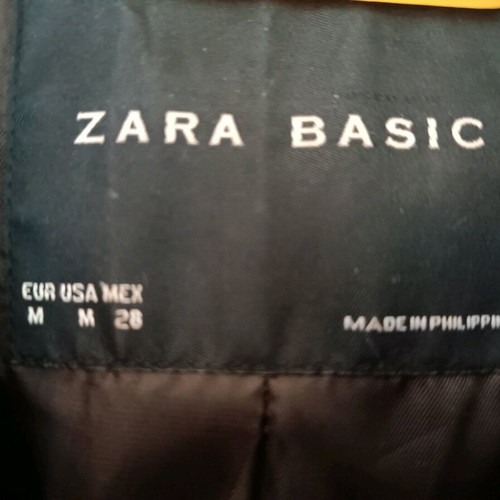 Zara women's trench coat used, brown, size M