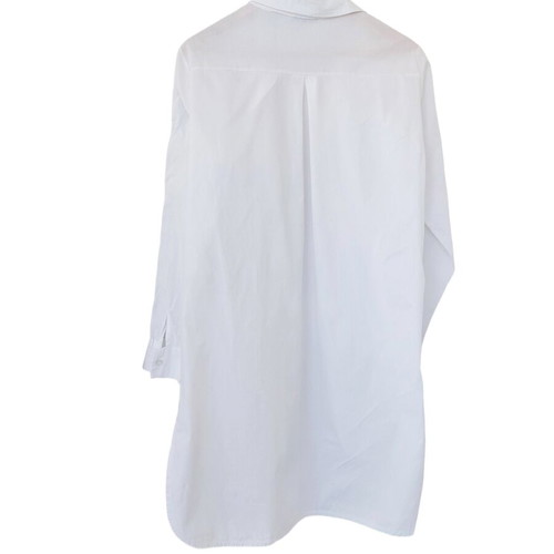 Suerte Italy White Cotton Shirt Dress like new, size M