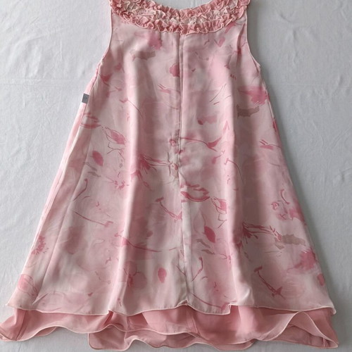 Evita pink girl dress like new, size 10 years