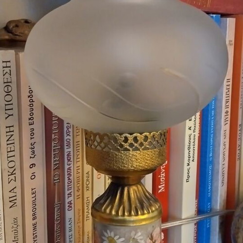 Table lamp refurbished with height 31 cm