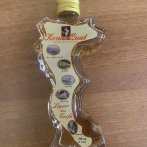 Koum Quat liqueur from Corfu 100 ml new
