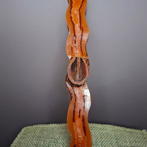 Handmade Easter Candle - Amber Design