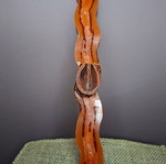 Handmade Easter Candle - Amber Design