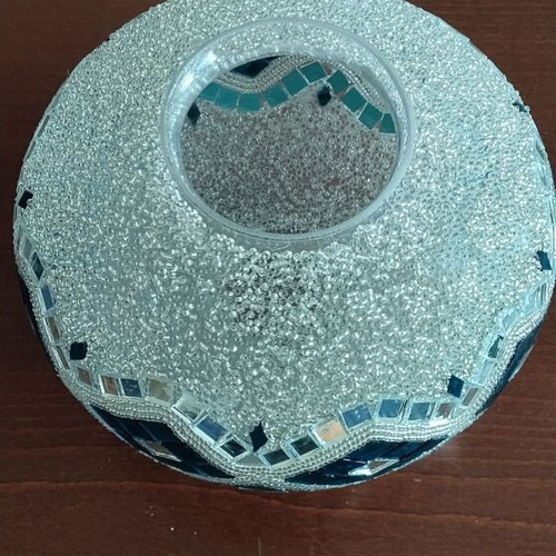 Turkish Oval Mosaic Glass for Lamp New
