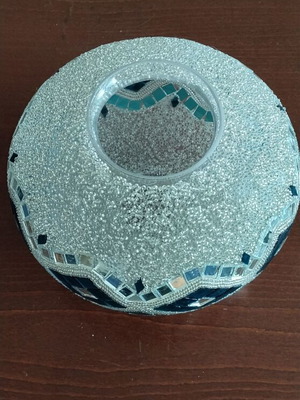 Turkish Oval Mosaic Glass for Lamp New