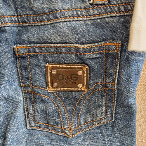 Dolce&Gabbana set No12/18M like new, denim salopette and blouse