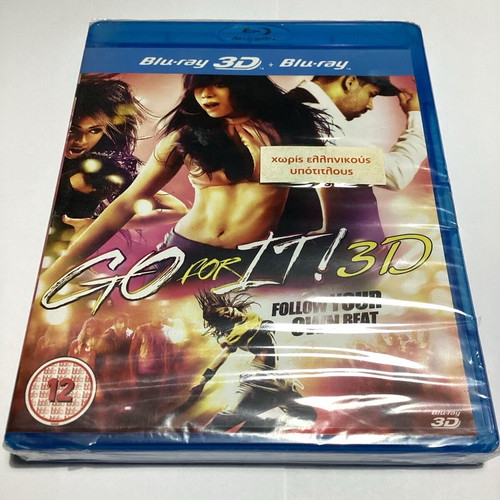 Blu-ray 3D Go For It!3D new without Greek subtitles