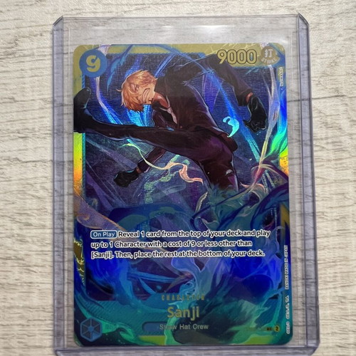 Sanji Secret Rare card new