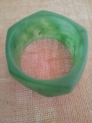 Folli Follie bracelet made of resin, new, green