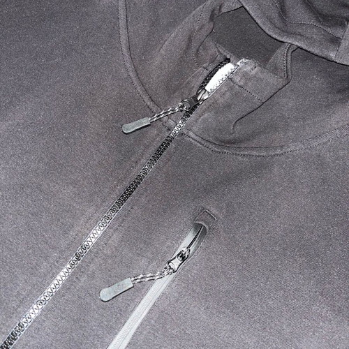 Zara Techwear Zip-Up Hoodie, black, size L