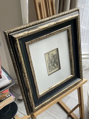 Set of three framed drawings by Raphael, Rodin and Dürer, new