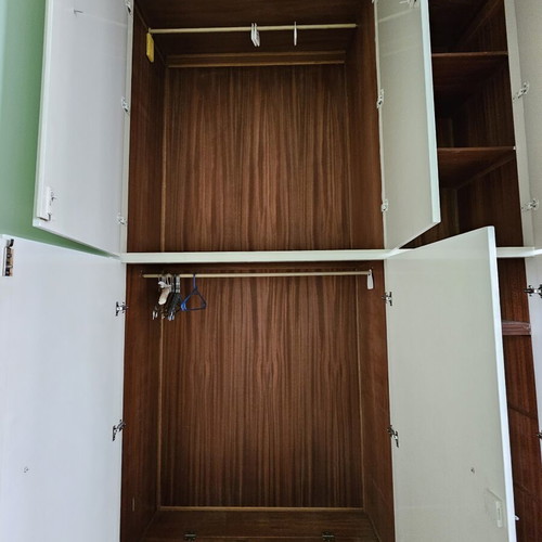 Wooden wardrobe like new, large with wooden drawers, 2m x 3.2m height