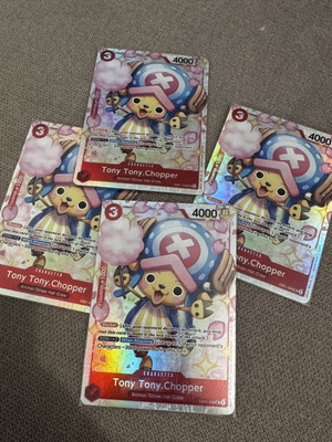 Tony Tony Chopper EB01-006 card set of 4 like new