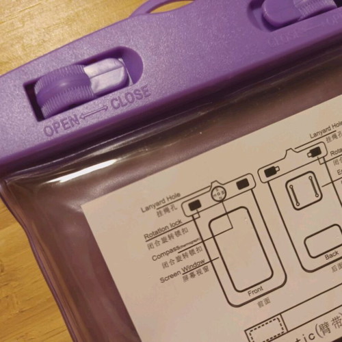 Universal Waterproof Case Purple new sealed package