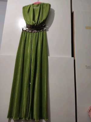 Women's set palazzo and crop green like new