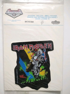 Iron Maiden αυτοκόλλητο σαν καινούργιο, 8cm