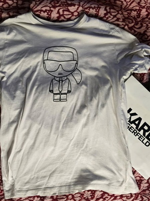 Karl Lagerfeld t-shirt white like new, size L