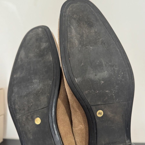 Kalogiou Loafers Size 46 Used, Beige and Brown