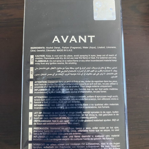 Maison ALHAMBRA AVANT perfume 100 ml