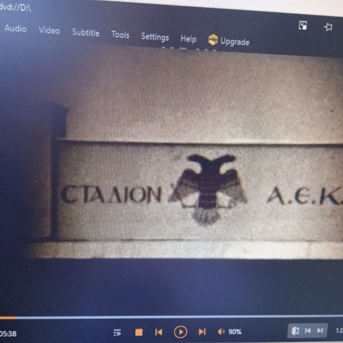 AEK DVD To Taxidi Tou Aetou 2007 like new, authentic