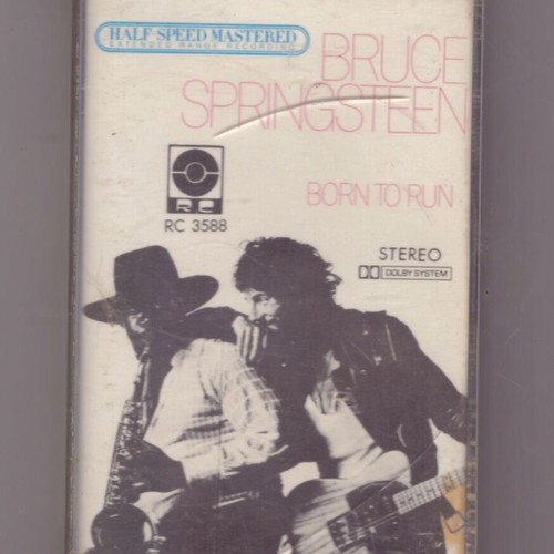 Bruce Springsteen Born To Run cassette tape used, rock