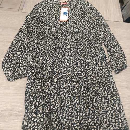 Energiers Thin Cotton Dress new, size 10, black and white