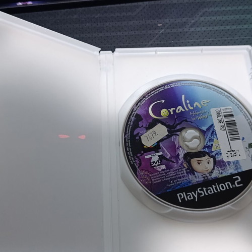 Coraline PS2 game used, good condition