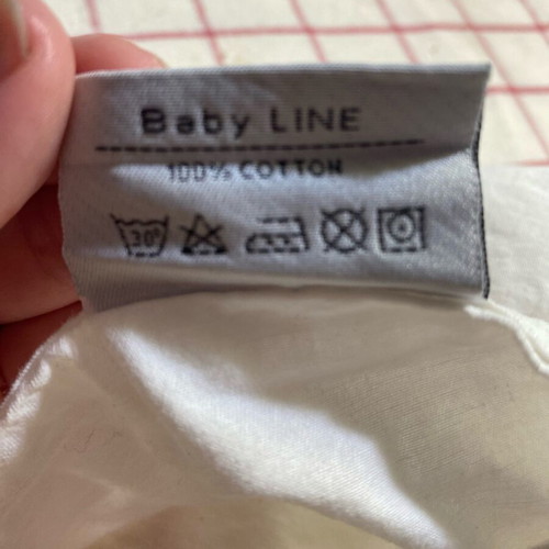 Baby sheet DAS BABY used, 100% cotton, 1.65 x 1.10 m