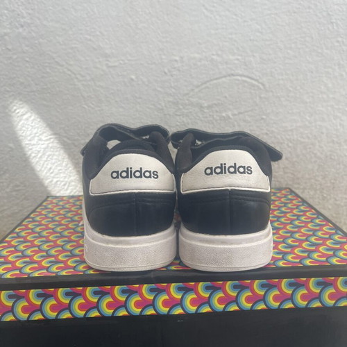 Adidas athletic shoes size 30 used, black