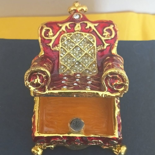 Decorative Jewelry Boxes Collection of 18 with Enamel and Strass, New