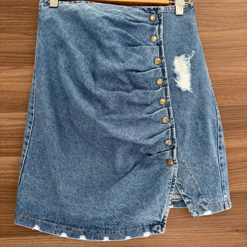 Denim skirt like new, size S 36 8, blue