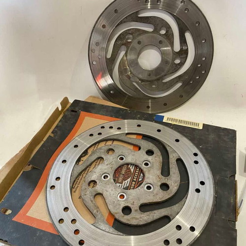 Harley-Davidson brake discs used 28.5 for Dyna and Sportster 2000-2006
