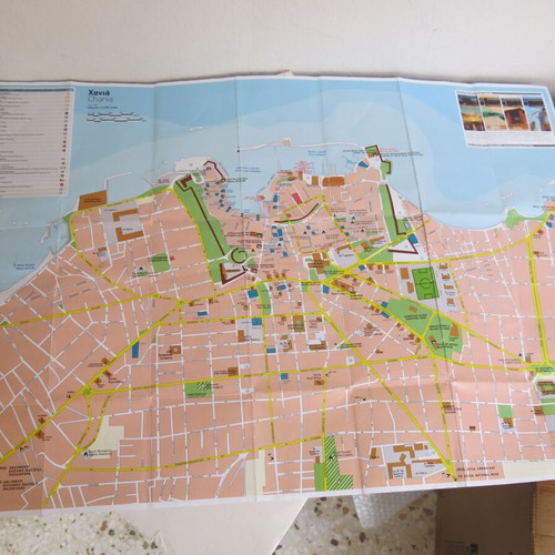 Chania Road Tourist Map used