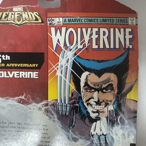 Marvel Legends Wolverine 25th Anniversary Silver Edition action figure new