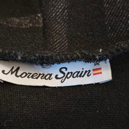 Morena Spain women's coat used, black and gray