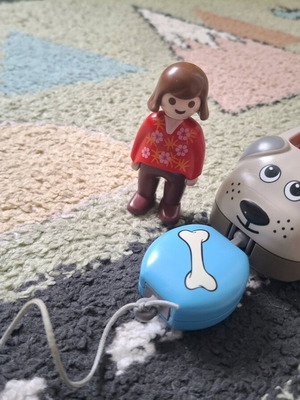 Playmobil 123 like new, dog train