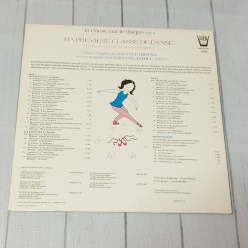 Ma Première Classe De Danse Vol. 6 vinyl record, classical