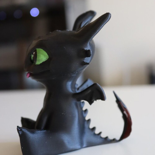 Toothless figure like new, eco friendly material