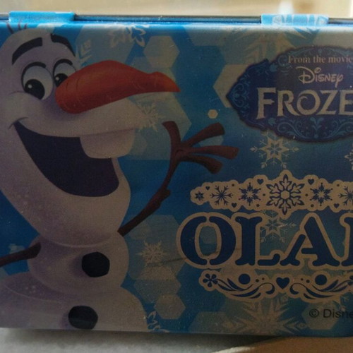 Olaf box from Frozen like new, metal collectible