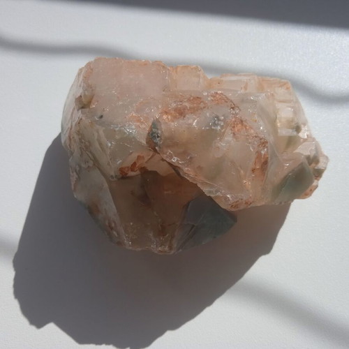 Raw Smoky Quartz with Green Tourmaline