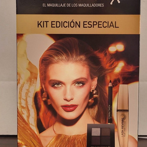 Max Factor set new with mascara, eyeliner pencil and eyeshadow palette