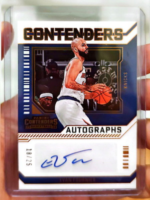 Evan Fournier αυτόγραφο Panini Contender's κάρτα μπάσκετ 2023-24
