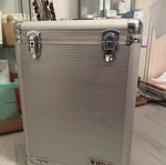 Professional makeup case used, portable