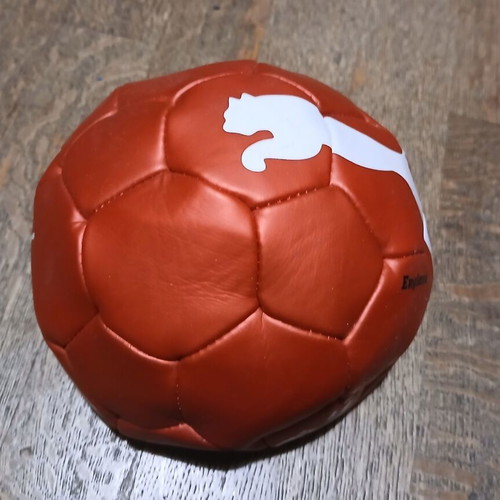 Small leather England national team ball Puma like new