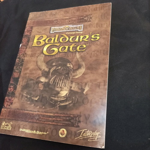 Dangeons & Dragons Baldur's Gate Forgotten Realms manual like new