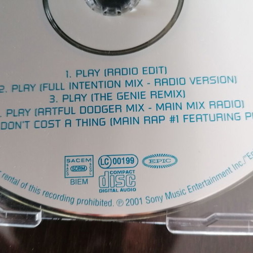 Play CD by Jennifer Lopez like new