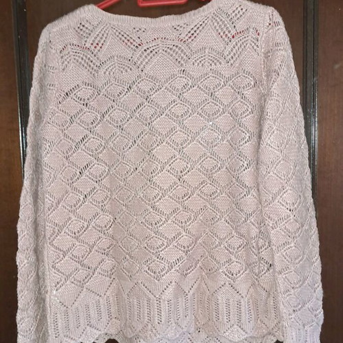 Women's knitted pullover used, pink, size L
